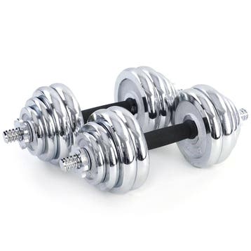 Dumbell Set 30kg | Compleet | OP=OP, Ophalen of Verzenden, Nieuw, Armen, Halterset