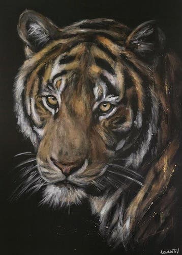 Vincent LENAERTS - Charmeur (XL) - Peinture aux doigts