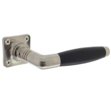 Intersteel deurklink Ton basic met rozet 38x38x6mm nikkel, Verzenden, Nieuw