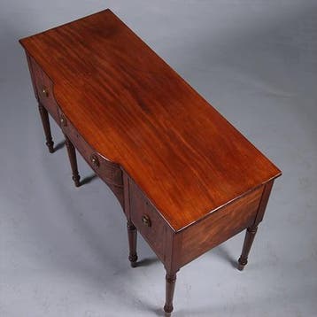 Regency sideboard in bloemmahonie met ebbenhout en brons ca, Ophalen of Verzenden