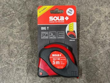 Veiling - 5x Sola rolmaat 5m Big T, Nieuw