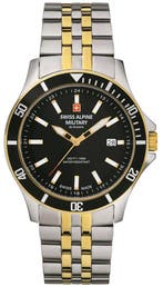 Swiss Alpine Military 7022.1147 Challenger horloge, Overige merken, Staal, Verzenden, Polshorloge