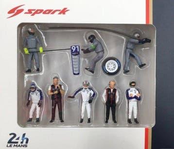 Spark 1:43 - Modelauto (9) - Figuras de equipo de boxes para, Nieuw