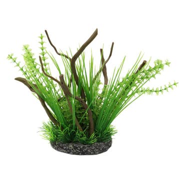 Aquarium kunstplant/ Aquarium decoratie (Hardscaping), Verzenden, Nieuw, Plant(en), Steen of Hout