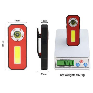 TM Oplaadbare  Smalle LED Zaklamp/Looplamp/werklamp met, Auto diversen, Verzenden, Nieuw