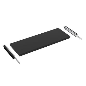 Uittrekbaar legbord Basic 120 cm Zwart (Nieuw), Ophalen, Nieuw in verpakking