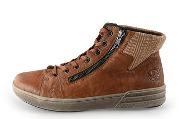 Rieker Veterboots in maat 42 Bruin, Bruin, Verzenden, Overige typen, Zo goed als nieuw