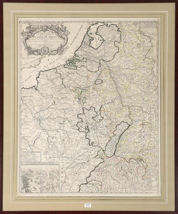 Jean-Baptiste Nolin (1657–1708), kaart van Rijngebied Parijs, Nieuw