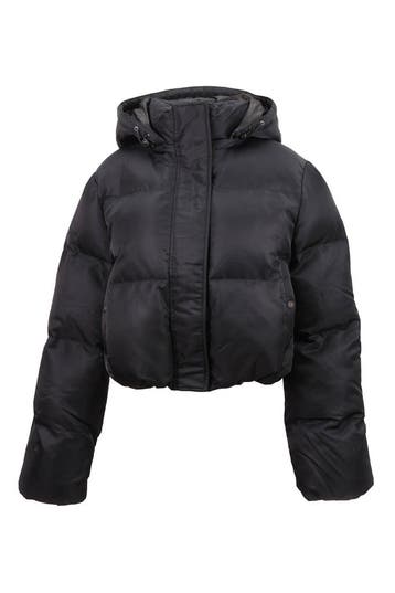 Daily Paper Jas in maat M Zwart, Kleding | Dames, Jassen | Winter, Daily Paper, Verzenden, Zo goed als nieuw, Zwart