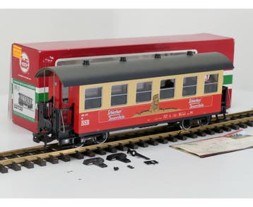 LGB 33733 HSB-Schierker Feuerstein Personenwagen KB 900-4..., Overige typen, Ophalen of Verzenden, Zo goed als nieuw, LGB