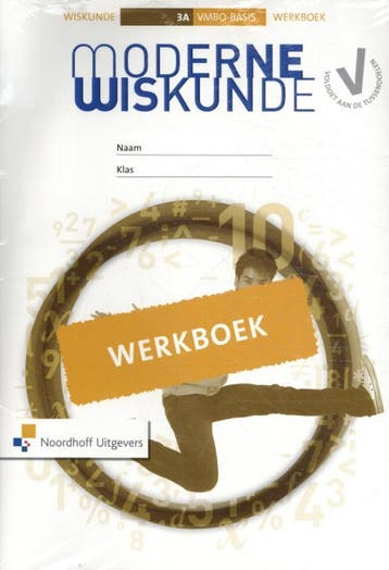 Moderne Wiskunde 10e ed vmbo-b 3a+b werkboek 9789001821487, Verzenden, Zo goed als nieuw