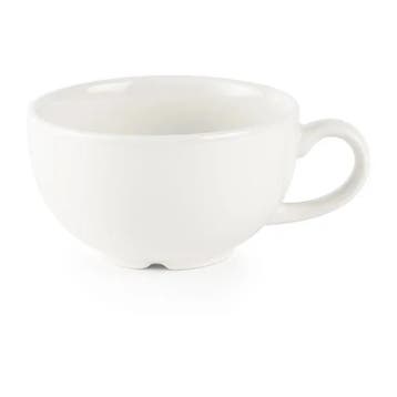 Whiteware cappuccino kopjes | 22,7cl | 24 stuks, Verzenden