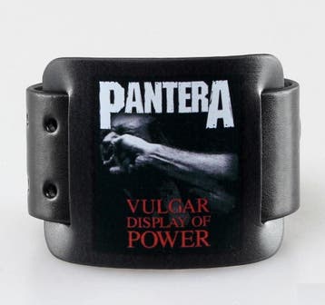 Pantera Vulgar Display Of Power lederen Polsband off. merch., Verzamelen, Muziek, Artiesten en Beroemdheden, Ophalen of Verzenden