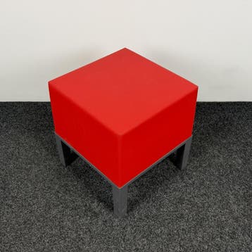 Quinze & Milan Primary Poef - Rood, Ophalen of Verzenden, Gebruikt