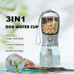 3in1 Honden Waterfles – Water, Voer &amp; Poepzakjes, Verzenden
