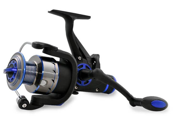 Karper Vrijloopmolen Neon Runner 5000 - Karper XL, Watersport en Boten, Hengelsport | Karpervissen, Molen, Nieuw, Verzenden