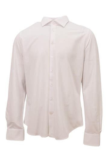 Recall Overhemd in maat 42 Wit, Kleding | Heren, Verzenden, Zo goed als nieuw, Wit, Recall