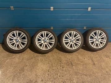Originele BMW 1 Serie F20 F21 - 17 inch zomer breedset, Ophalen, Gebruikt, Banden en Velgen, 17 inch