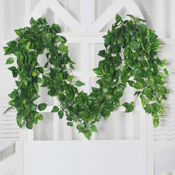 Kunstplant Klimop met Groene Bladeren - Decoratieve Slierpla, Verzenden