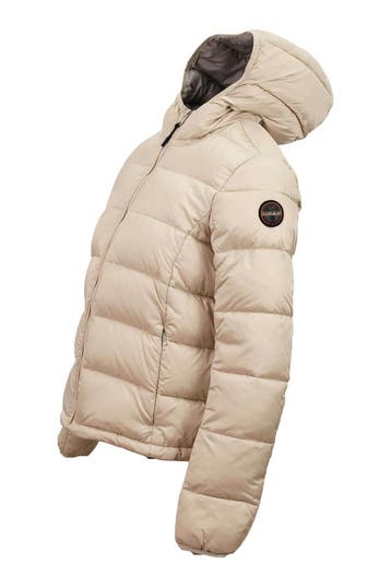 Napapijri Jas in maat M Beige, Napapijri, Verzenden, Zo goed als nieuw, Beige
