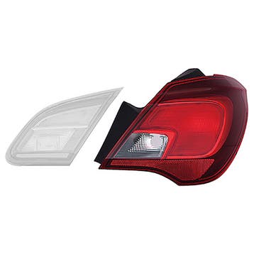 Opel Corsa E 2014-2019 Achterlichtglas Buiten Rechts 5D, Verzenden, Nieuw