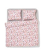 HEMA Dekbedovertrek 240x200/220cm zacht katoen bloemen, Huis en Inrichting, Verzenden, Nieuw, Roze