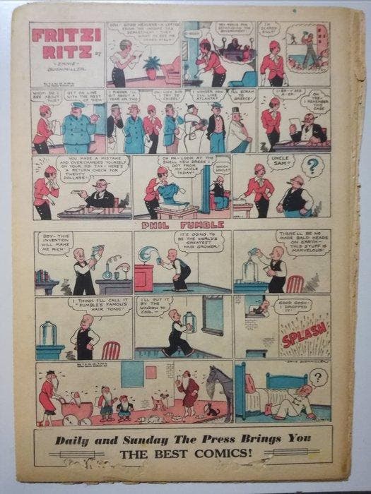 Fritzi Ritz - Phil Fumble - Grin and Bear it! - 74, Boeken, Strips | Comics