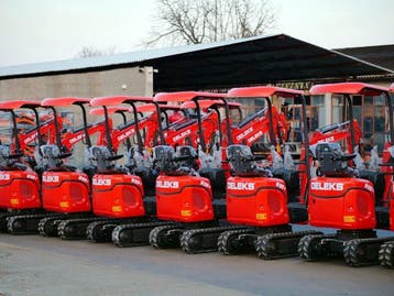 DELEKS® M100 Mini graafmachine Kraan Minigraver 1.0t KUBOTA, Ophalen of Verzenden, Graafmachine