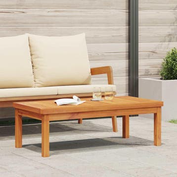 vidaXL Salontafel 100x50x33 cm massief acaciahout, Tuin en Terras, Tuinsets en Loungesets, Verzenden, Nieuw, Hardhout