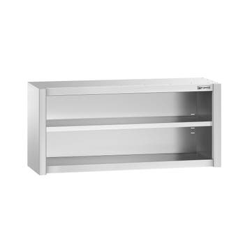 GGM Gastro | RVS wandkast PREMIUM - 1400x400x650mm - open |, Verzenden, Nieuw in verpakking, RVS Meubilair