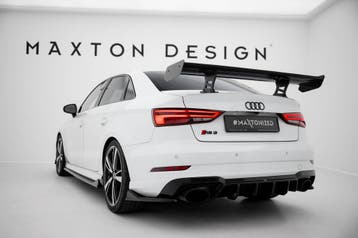 Maxton Carbon Spoiler met beugels Audi A3 / A3 S-Line / S3 /, Verzenden