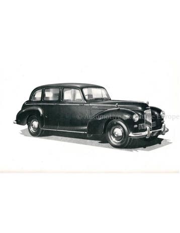 1951 HUMBER PULLMAN | IMPERIAL MARK III INSTRUCTIEBOEKJE