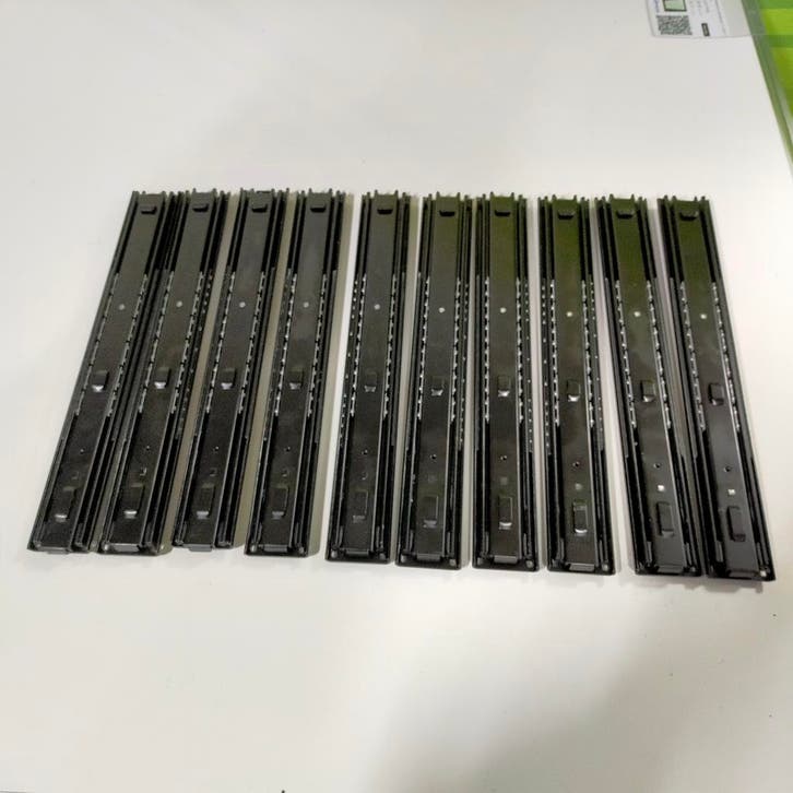 Set van 5 ladegeleiders  37,5 - 74 cm, Doe-het-zelf en Verbouw, IJzerwaren en Bevestigingsmiddelen, Ophalen of Verzenden