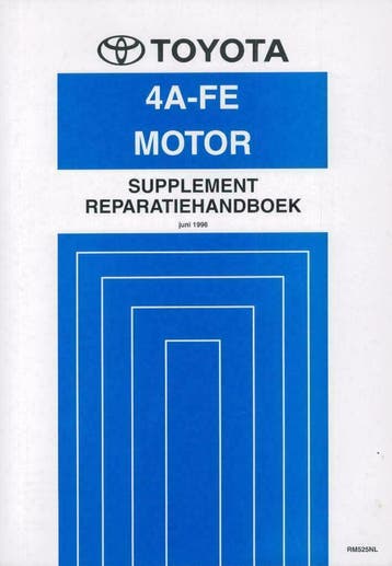 1996 Toyota Corolla motor 4A-FE reparatiehandboek Nederlands, Verzenden
