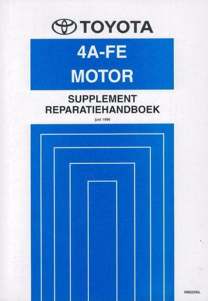 1996 Toyota Corolla motor 4A-FE reparatiehandboek Nederlands, Auto diversen, Handleidingen en Instructieboekjes, Verzenden