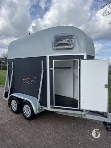 Degelijke Saris 1,5 paards trailer!, Ophalen, Zo goed als nieuw, 1½-paards trailer
