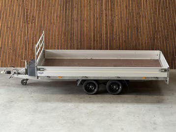 Hapert Azure Plateauwagen 400x180 3500kg Paraboolvering 2-as, Auto diversen, Nieuw