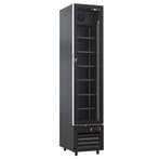SIBERO 1-DEURS DISPLAY KOELKAST - 220 LITER - ZWART/ZWART, Ophalen of Verzenden, Nieuw in verpakking, Koelen en Vriezen