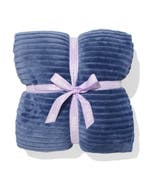 HEMA Plaid 130x150cm sherpa blauw van €18.99 voor €9 sale, Verzenden, Nieuw