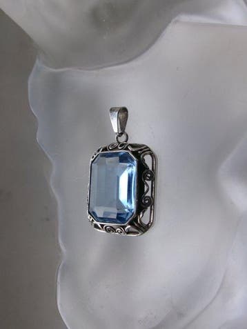 Zilver - Hanger - Art Deco