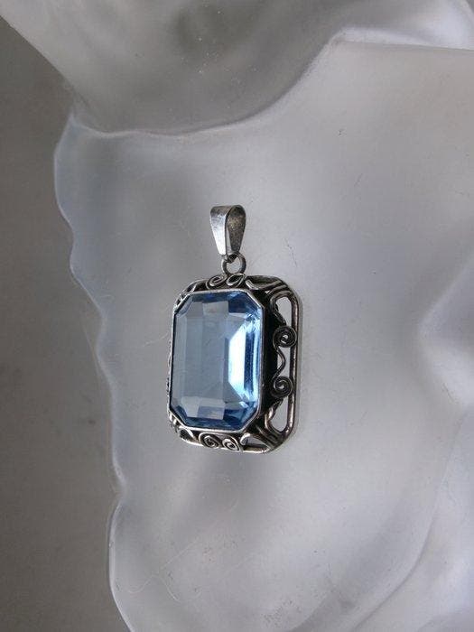 Zilver - Hanger - Art Deco, Antiek en Kunst, Kunst | Designobjecten