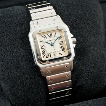 Cartier - Santos de Cartier Galbée - W20060D6 - Heren -, Nieuw