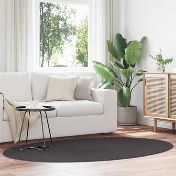 vidaXL Tapijt HUARTE Antraciet 140 x 200 cm 100% Polyester, Verzenden, Nieuw