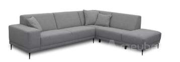 Hoekbank Mijdrecht - hoekbanken - Zilver, Nieuw, 150 cm of meer, Leer, 250 tot 300 cm
