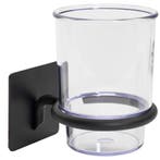 REA Wandmodel tandenborstelhouder - mat zwart - metaal en..., Ophalen of Verzenden, Nieuw