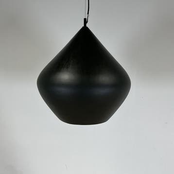 TweedehandsTom Dixon Beat Stout hanglamp, zwart - messing, Ophalen of Verzenden, Gebruikt