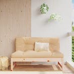vidaXL Middenbank 120x80 cm massief grenenhout, Tuin en Terras, Tuinsets en Loungesets, Verzenden, Nieuw