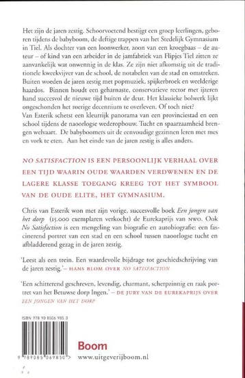 No satisfaction 9789085069850 Chris van Esterik, Verzenden, Gelezen, Chris van Esterik