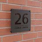 RVS NAAMBORDEN, Tuin en Terras, Tuinwanddecoratie, Verzenden, Nieuw