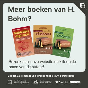 Meesterlijke schaaklessen 1 - H. Bohm 9789043906203, Verzenden, Gelezen, H. Bohm